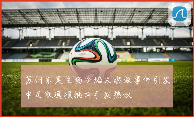 苏州东吴主场冷焰火燃放事件引发中足联通报批评引发热议